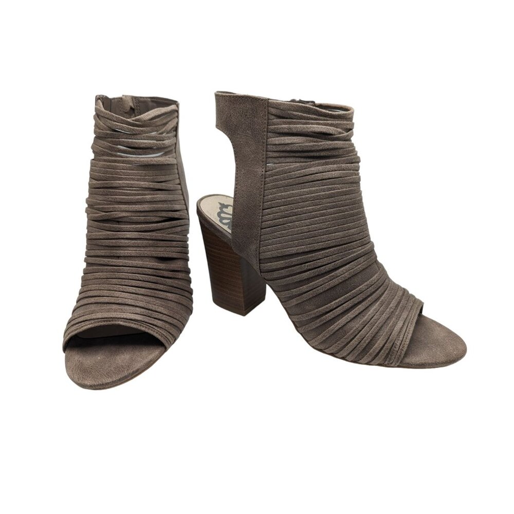 Fergalicious Gray Ankle Booties